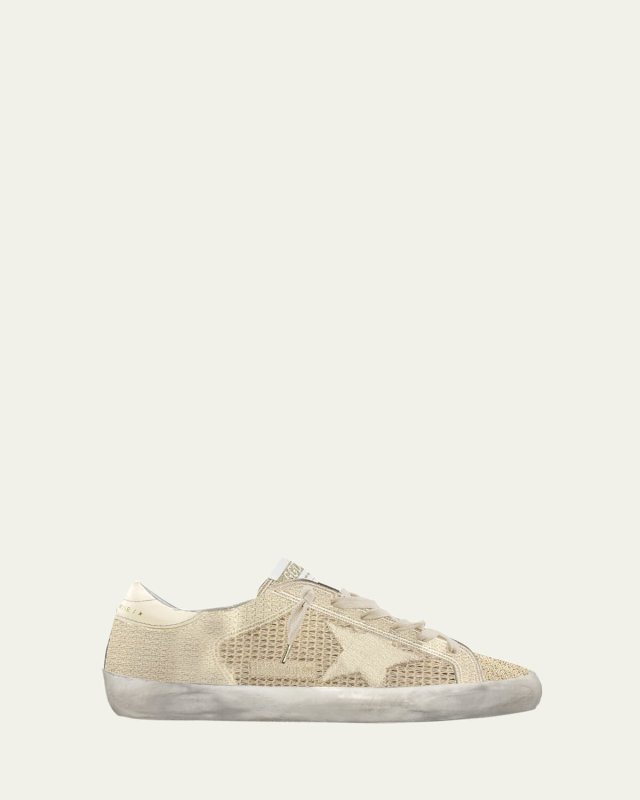 Superstar Embroidered Cotton Low-Top Sneakers